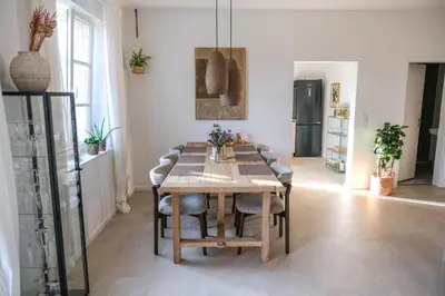 Grundriss der Unterkunft Zenkoje - Ankommen, Entspannen mit Garten, Terrasse, 2 Schlafzimmern und 2 Bädern!