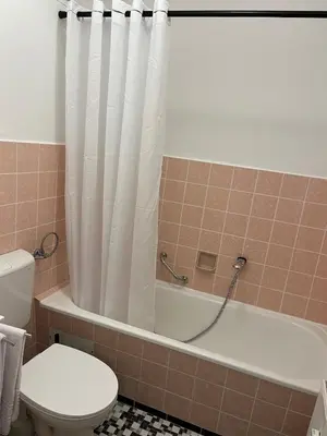 Ein Badezimmer in der Unterkunft Casa Castaña