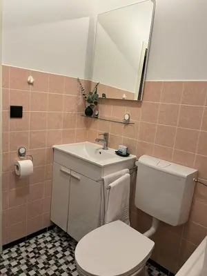 Ein Badezimmer in der Unterkunft Casa Castaña