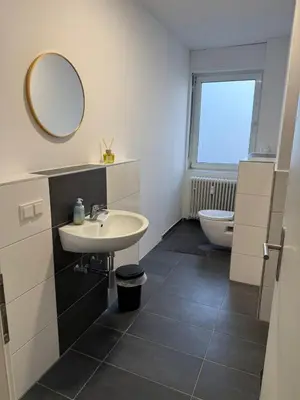 Ein Badezimmer in der Unterkunft Wohnquartier GbR