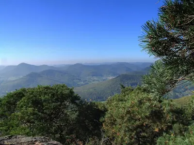 Naturlandschaft in der Nähe des Ferienhauses