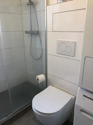 Ein Badezimmer in der Unterkunft Apartment in Bad Herrenalb