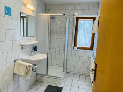 Ein Badezimmer in der Unterkunft Schozacher Stüble