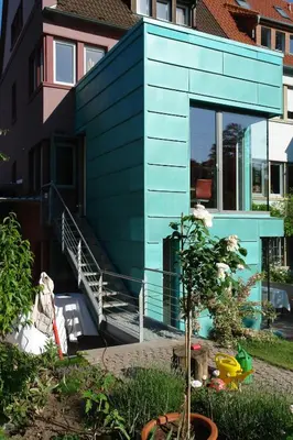 Ein Garten an der Unterkunft Urban Gardenappartment in Mannheim