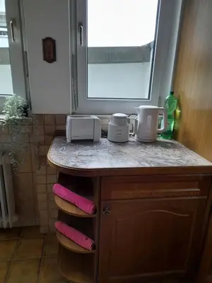 Küche/Küchenzeile in der Unterkunft Ferienwohnung in Bad Wimpfen
