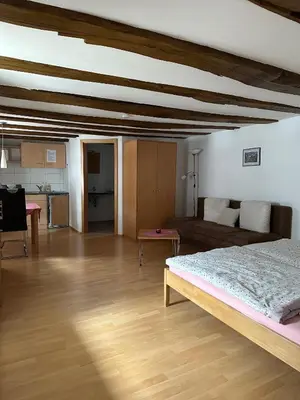 Ein Bett oder Betten in einem Zimmer der Unterkunft Bioweingut Glaser
