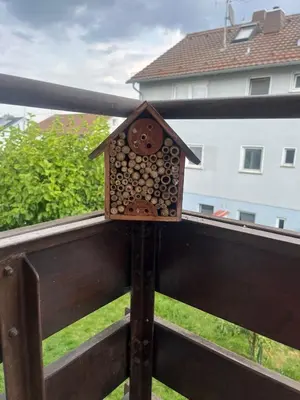 Ein Balkon oder eine Terrasse in der Unterkunft Charmante Ferienwohnung in Bad Wimpfen