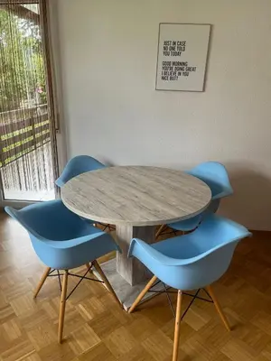 Ein Sitzbereich in der Unterkunft Charmante Ferienwohnung in Bad Wimpfen