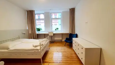 Ein Bett oder Betten in einem Zimmer der Unterkunft 3-Zimmer Wohnung