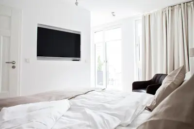 Ein Bett oder Betten in einem Zimmer der Unterkunft Konventchen
