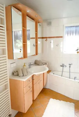 Ein Badezimmer in der Unterkunft Ferienwohnung Ferienhaus Wörrstadt
