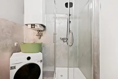 Ein Badezimmer in der Unterkunft PF04 Großzügiges City Apartment für Monteure - LS Crew Comfort DIE Adresse für Monteure