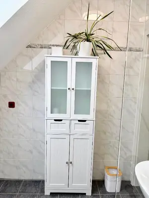 Ein Badezimmer in der Unterkunft Ferienwohnung Spessartzeit - ruhig & naturnah im Spessart