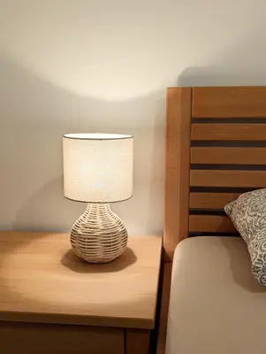 Ein Bett oder Betten in einem Zimmer der Unterkunft Ferienhaus am Gässchen