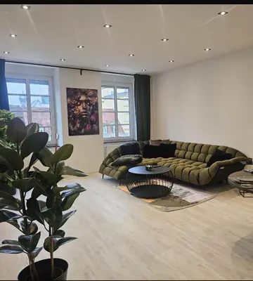 Ein Sitzbereich in der Unterkunft Good Vibes Luxury Homes
