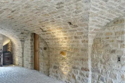 Grundriss der Unterkunft Modernes Apartment in den Weinbergen der Pfalz