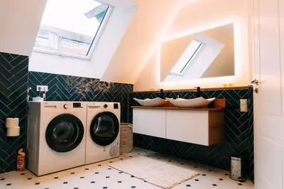 Ein Badezimmer in der Unterkunft Water 7 Cozy Apartment im Herzen von Durlach