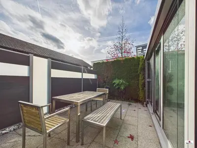 Ein Balkon oder eine Terrasse in der Unterkunft Winter Garden Dream Steinheim