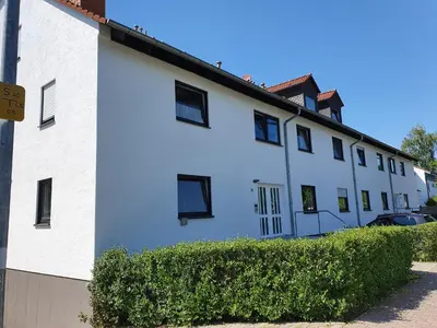 Das Gebäude in dem sich die Ferienwohnung befindet