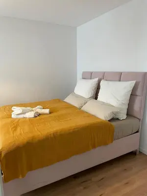 Ein Bett oder Betten in einem Zimmer der Unterkunft Danis