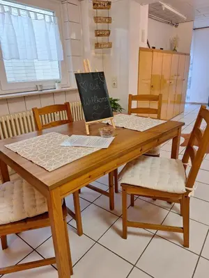 Ein Sitzbereich in der Unterkunft Rheinperle - Feel at home Entire apartment
