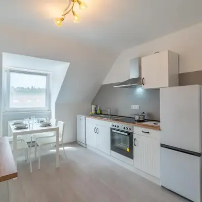 2 Zimmer Dachstudio Apartment mit 4 Einzelbetten