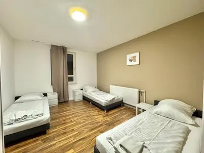 Ein Bett oder Betten in einem Zimmer der Unterkunft Casa Heusenstamm