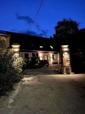 Das Gebäude in dem sich die Ferienwohnung befindet