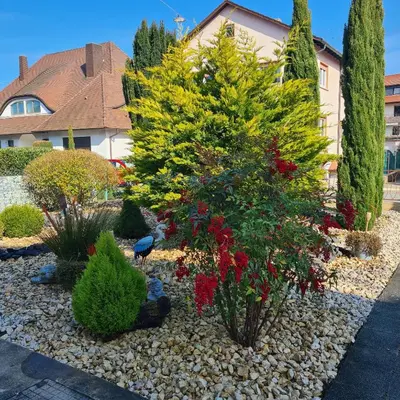Ein Garten an der Unterkunft ,, Himmelsblick 