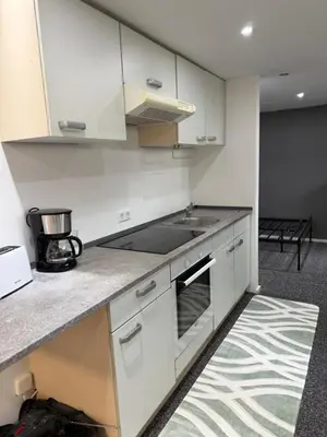 Küche/Küchenzeile in der Unterkunft Ferienwohnung Mia