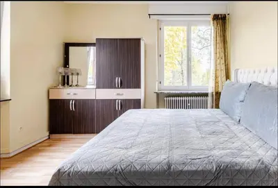 Ein Bett oder Betten in einem Zimmer der Unterkunft Worms City Apartment