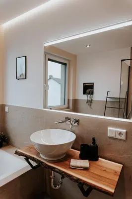 Ein Badezimmer in der Unterkunft stylisches Apartment 6 in Viernheim