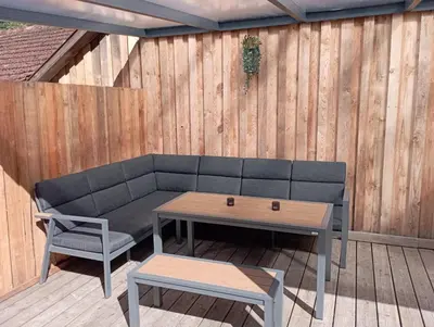 Grundriss der Unterkunft Ferienwohnung Wasser mit Sauna