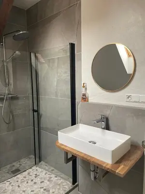 Ein Badezimmer in der Unterkunft Freigeist Boho