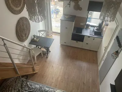 Küche/Küchenzeile in der Unterkunft Freigeist Boho