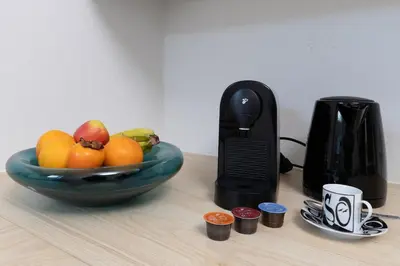Kaffee-/Teezubehör in der Unterkunft Modern apartment in a central location