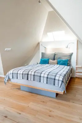 Ein Bett oder Betten in einem Zimmer der Unterkunft Pension Elisa