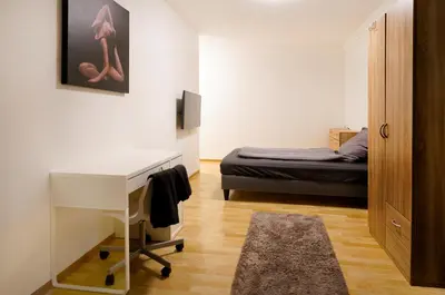 Ein Bett oder Betten in einem Zimmer der Unterkunft Nest76
