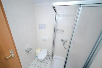 Ein Badezimmer in der Unterkunft Am Feigenbaum