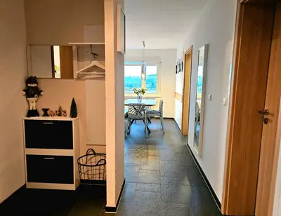 Küche/Küchenzeile in der Unterkunft Ferienwohnung Leon