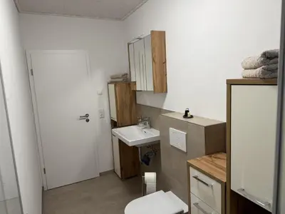 Ein Badezimmer in der Unterkunft Lieb Living