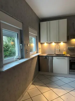 Küche/Küchenzeile in der Unterkunft Modern 2-room apartment with large kitchen