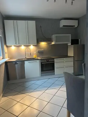 Küche/Küchenzeile in der Unterkunft Modern 2-room apartment with large kitchen