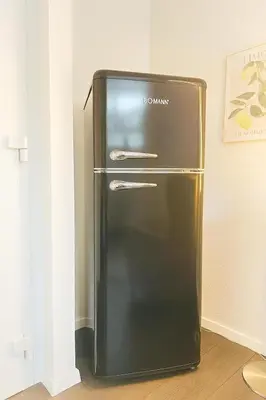 Küche/Küchenzeile in der Unterkunft Loft Wohnung in St Leon Rot