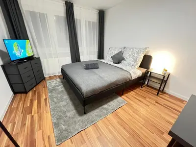 Ein Bett oder Betten in einem Zimmer der Unterkunft FlexStay Room 8