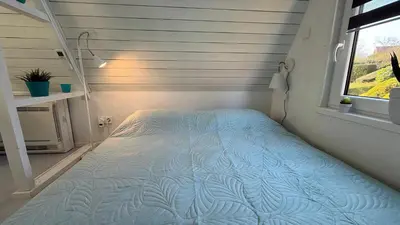 Ein Bett oder Betten in einem Zimmer der Unterkunft Villa Aurora