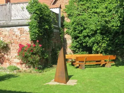 Ein Garten an der Unterkunft 