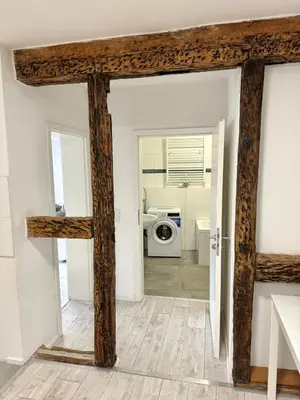 Küche/Küchenzeile in der Unterkunft Monteurszimmer Renix Heilbronn