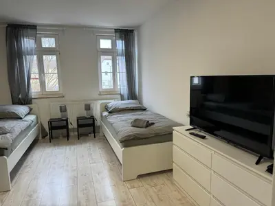 TV/Unterhaltungsangebot in der Unterkunft Monteurszimmer Renix Heilbronn