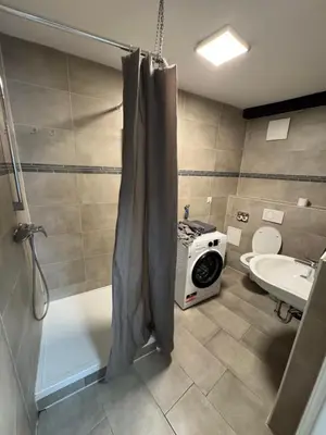 Ein Badezimmer in der Unterkunft Monteurszimmer Renix Heilbronn